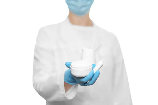 doctor with dental tools